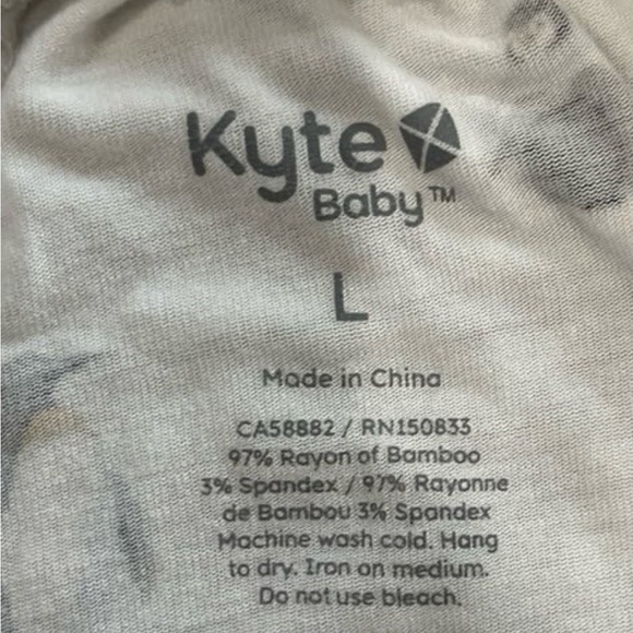 KYTE BABY Women’s Bamboo Jogger Pajama Lounge Pants White with Penguins LARGE - Picture 5 of 6